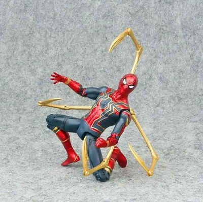 Marvel Spider-Man Spiderman Avengers Infinity War Iron Action Model Figure Toy • £11.99