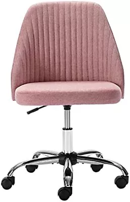 Home Office Desk Chair Vanity Chair Swivel Task Fabric Adjustable Rolling Chair • $69.99