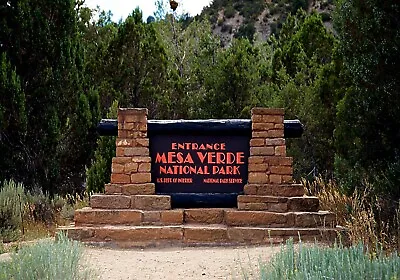 $6.34 • Buy MAGNET TRAVEL Photo Magnet MESA VERDE National Park Entrance Colorado
