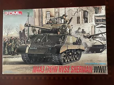 1/35 Dragon M4A3 (76) W HVSS Sherman WWII Item # 9010 New In Opened Box!!! • $29.90