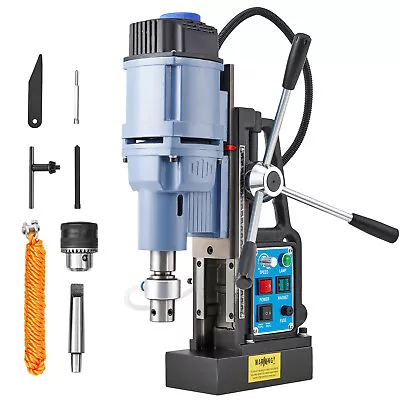 Stepless Speed Bi-Directional 1950W 13900N 650RPM Portable Magnetic Drill 2  • $197.74