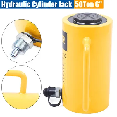 20Ton 50 Ton Hydraulic Cylinder Jack 4 - 6  Stroke Single Acting Jack Heavy Duty • $112.20