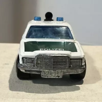 Vintage Matchbox Mercedes 450 SEL Police Car Loose Polizei 1979 No.56 Rare!! CA2 • $10.99