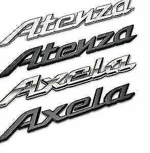 1x NEW SILVER OR BLACK AXELA/ATENZA TRUNK BADGE Fit Mazda MAZDASPEED MS6 MS3 • $13.41