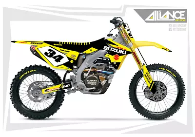 2010 2011 2012 2013 2014 2015 2016 Rmz 250 Graphics Kit Suzuki Rmz250 Mx Decals  • $159.99