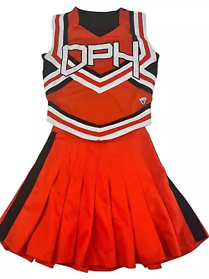 High School Cheerleader Uniform 34 Top 24 Vtg Pleated Skirt Halloween Costume • $40