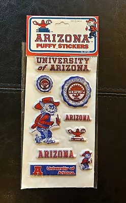 Vintage University Of Arizona Wildcats Football Puffy Stickers 1984 • $10.95