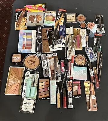 Lot Of (50) Mixed Makeup Items - Juvia's Place Sephora NYX Essence And More DD • $110.88