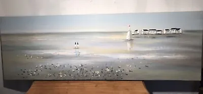 £12 • Buy Sea And Lighthouse Painting On Canvas 