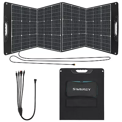 Foldable Solar Panel 200W Solar Charger For Outdoor Camping BLUETTI Jackery • £229.99