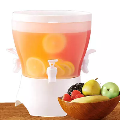 Iced Beverage Dispenser Chilled Beverage Container For Making Fruit Tea • $44.68