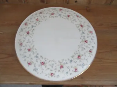 £6.75 • Buy Vintage Royal Osborne Bone China Pink Roses Round Cake Plate/cake Stand Boxed