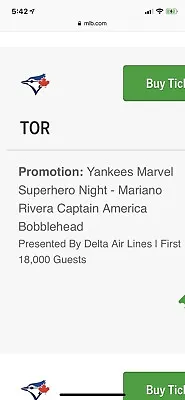 NY Yankees Mariano Rivera Captain America Bobblehead SGA NIB Bobble HOF Yankee • $99.99