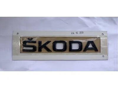OEM Skoda Rear Emblem Black Skoda 5JA853687 041 • $34.95
