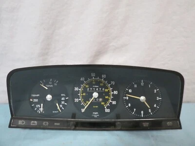 ✅ 77-80 Mercedes W123 DIESEL Speedometer Instrument Cluster MPH 271k 87001050 • $229.99