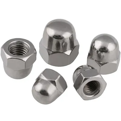 M3 M4 M5 M6 M8 M10 M12 M14 M16 M18 M20 M22 M24 Stainless Steel Acorn Hex Cap Nut • $7.04