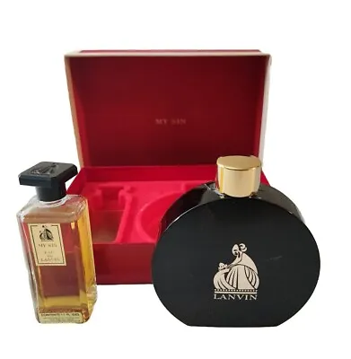 Charles Of The Ritz Eau De Lanvin My Sin 1.5oz Perfume & 2.75oz Powder 90% READ! • $59.99