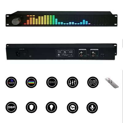 Dual 31 Bands Music Graphic Equalizer Spectrum 15 Band Digital Equalize For Home • $156