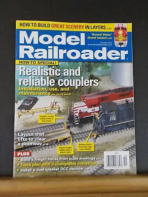 Model Railroader Magazine 2013 October Realistic And Reliable Couplers • $5