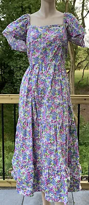 Vintage 1970's Style Ladies  Floral Dress Sz 12 ?  • £11.99