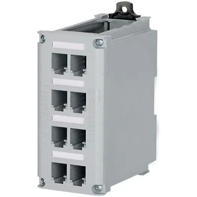 IndustrialNet DIN Rail Mount Patch Panel CDPP8RG • $109.25