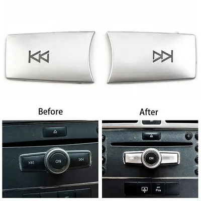 For Mercedes Benz C E GLK CLS ML Class Accessories Volume Buttons Sequins Cover • $7.60