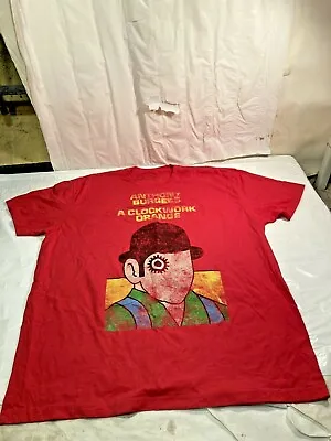 A Clockwork Orange Anthony Burgess Vintage Look Red XXL 2XL T-shirt 1962 Novel • $29.99