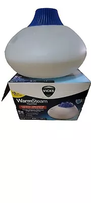 Vicks Warm Steam Vaporizer Nightlight 1.5 Gallon Cough And Cold Relief • $9.99