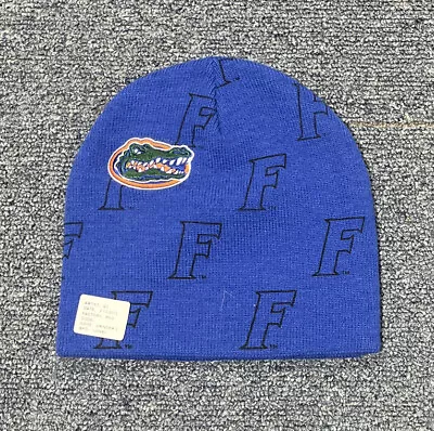 New Blue Unbranded Florida Gators Uncuffed Knit Beanie (Black F’s) • $14.39