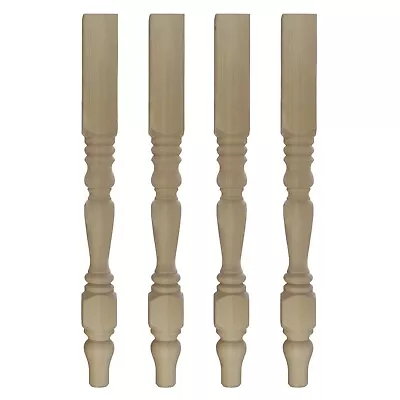 Set Of 4 Wooden Pine Washstand Table Legs Ex 3  69mm X 736mm High Quality A3WS • £49