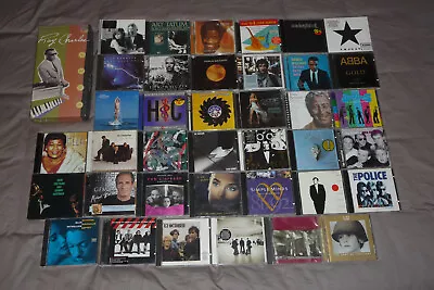 HUGE CD LOT Coldplay U2 Midnight Oil THE CURE Tony Bennett DAVID BOWIE Coldplay • $50