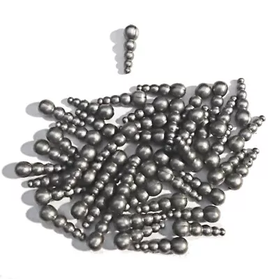 50 - 18mm  Gray - Plastic Stack Beads For Making Freshwater Spinning Lures • $6.89