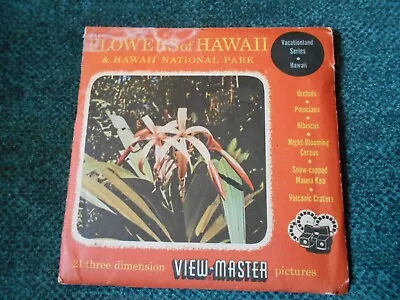 Sawyers-- Viewmaster Reels Set---The Flowers Of Hawaii • $3.50