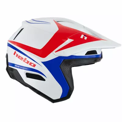 Hebo Trials Helmet Zone Pro WHITE RED BLUE 2024 DESIGN NEW • $211.52