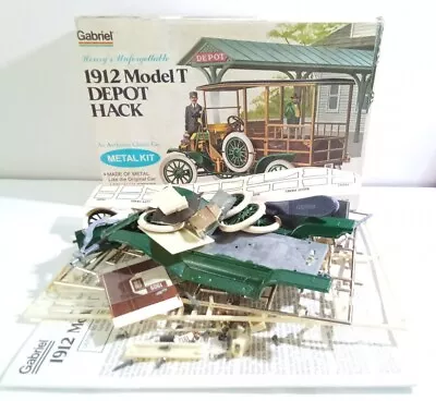 Gabriel 1:20 Scale 1912 Model T Depot Hack Metal Model Kit - 26443  Part Started • £7.50