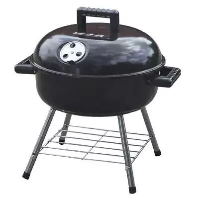 $54 • Buy 14  Black Steel Portable Tabletop Charcoal Grill Backyard Camping BBQ Cooker