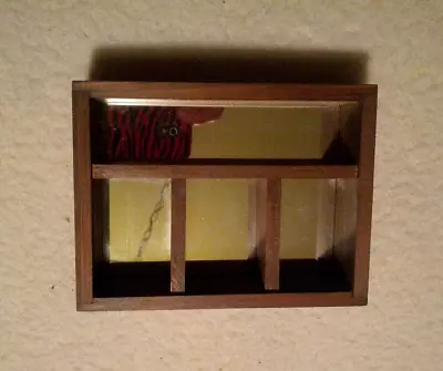  Miniatures Shadow Box Case Display Mirror Background • $3.99