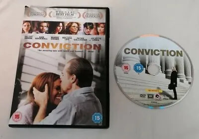 Conviction Dvd R2 Hilary Swanksam Rockwellminnie Driver Dvd & Artwork Only • £2.50