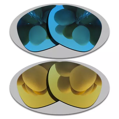 US Sky Blue&Yellow Gold Lenses Replacement For-Oakley Garage Rock Polarized • $15.56