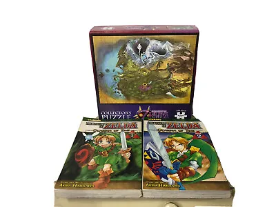 $40 • Buy Legend Of Zelda Ocarina Of Time Book Part 1 & 2 Majoras Mask 3D Puzzle 550 Piece
