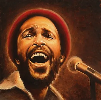 Marvin Gaye Print On Canvas Music Art Wall Decor Personalized Gift • $29