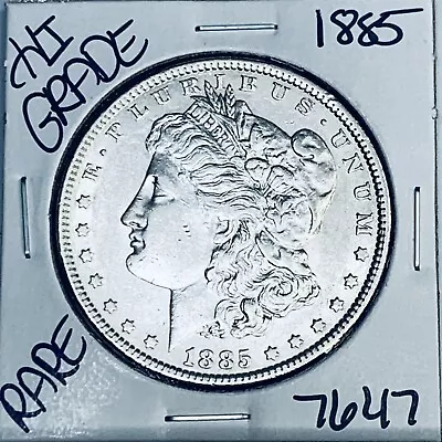 1885 Morgan Silver Dollar Hi Grade Genuine U.s. Mint Rare Coin 7647 • $5.50