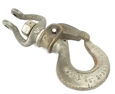 $109.95 • Buy Crosby T5r Swivel Hook W/ Bullard Safety Pin-lok & T2b Bracket