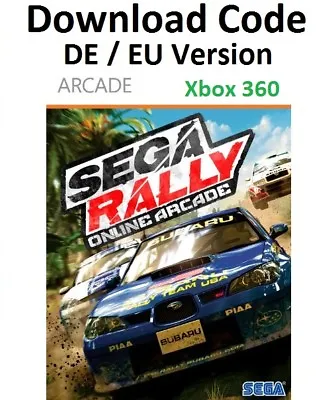 $5.28 • Buy Sega Rally Online Arcade Xbox 360 - NEW Download Code Card - DE / EU Full Version