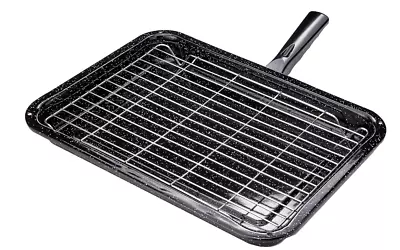 Grill Pan Complete With Rack & Detachable Handle For ZANUSSI Oven Cooker • £13.92