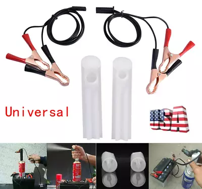 $7.98 • Buy Auto Car Fuel Injector Flush Cleaner Adapter Tool DIY Kit For Universal Vehicles