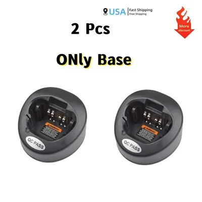 2X Rapid Battery Charger Base For HT1000 PR1500MTX8000 MTS2000 MT2000 Radio • $29.90