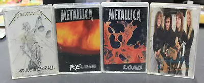 Lot X 4 Metallica Cassette Tapes Original Tested & They Work! • $27