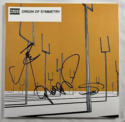 Muse Hand Signed Origin Of Symmetry Vinyl Full Band Autograph Authentic Coa • $1275