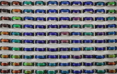 Women's Jewelry Wholesale Lots 32pcs Change Color Mood Ring Party Gifts Rings • $17.66